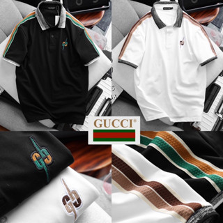 เสื้อโปโลคอปก GUCCI Basic 🔖ผ้า Cotton 💯 | เสื้อคอปกผู้ชาย | เสื้อโปโล 👕 ร้านค้าจัดส่งไว