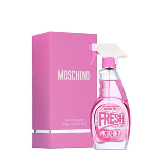 MOSCHINO FRESH PINK Eau De Toilette 100ml (Tester Box รุ่นเทสเตอร์กล่องน้ำตาล)