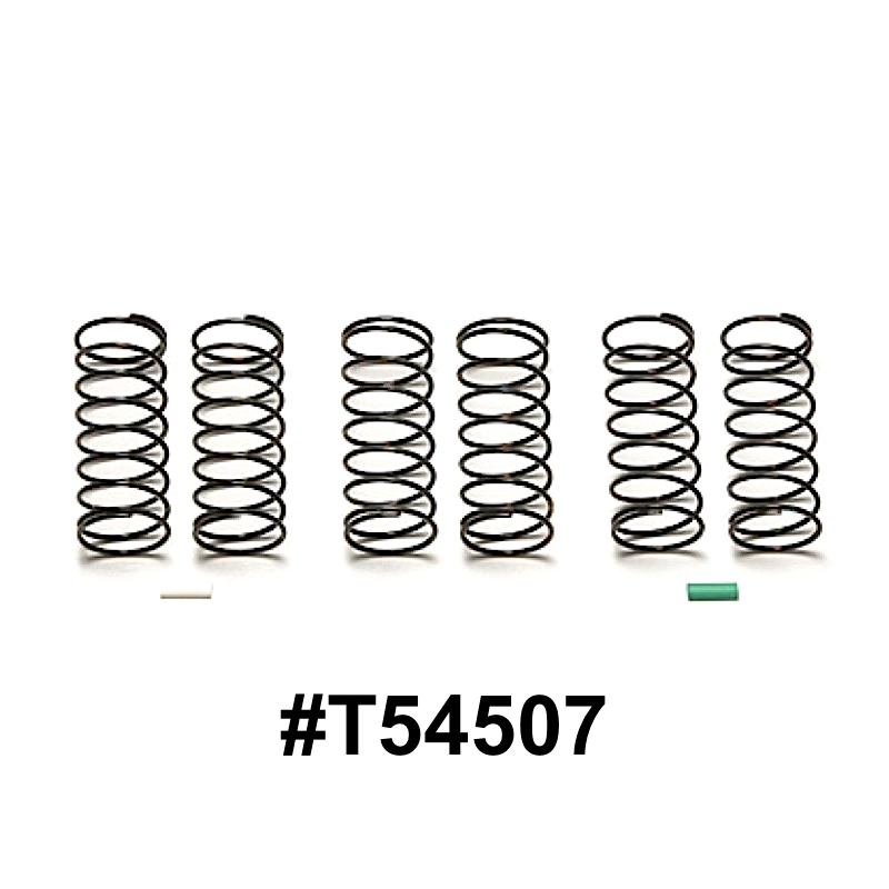 TAMIYA 54507 BIG BORE AERATION DAMPER FRONT SPRING SET (2WD)