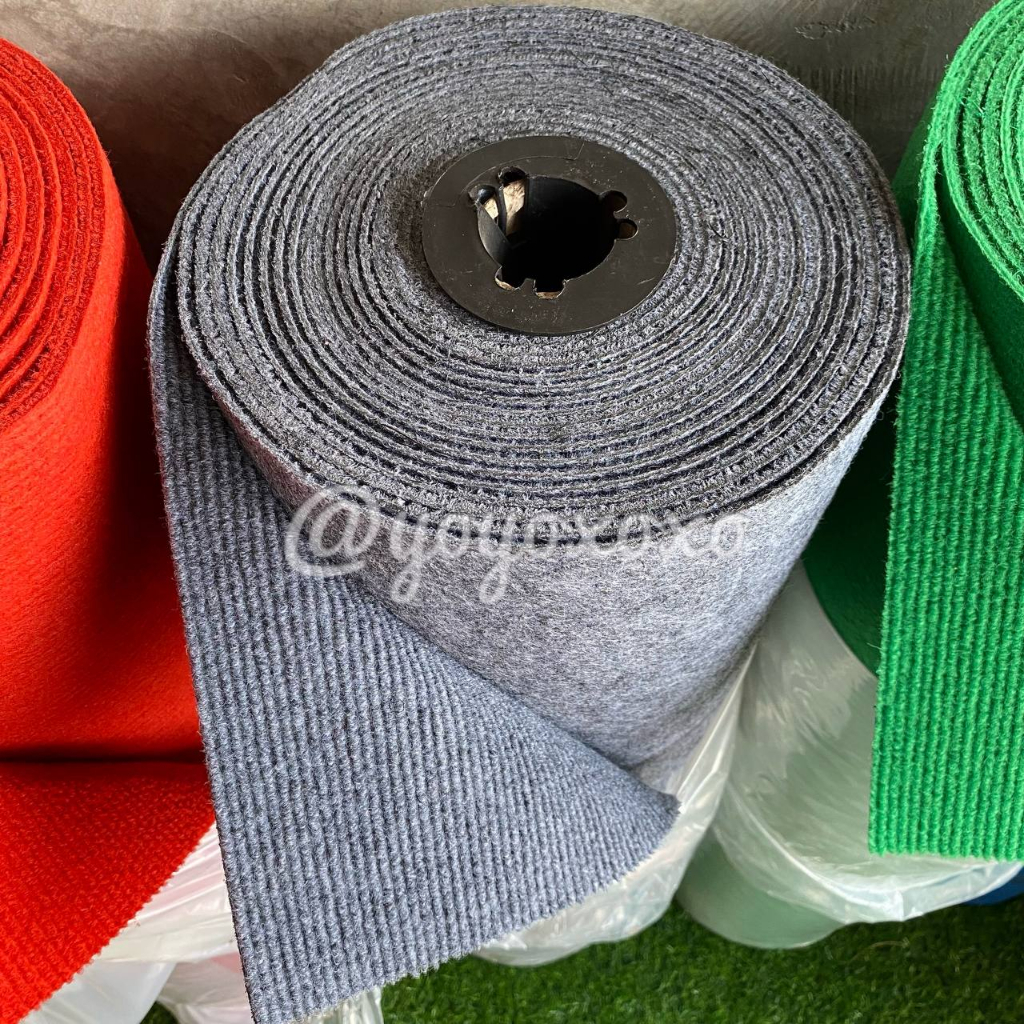 พรมอัดลูกฟูกหน้ากว้าง 2 เมตรหนา 5 มิลลิเมตร สำหรับปูทางเดิน ปูพื้นตกแต่งสำนักงานร้านค้า ปูพื้นเวที หรืองาน DIY ต่างๆ - รูปที่ 3