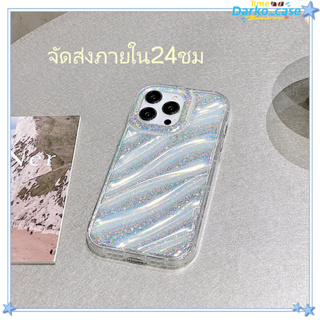 🎈จัดส่งภายใน24ชม🎈เคส for iPhone 11 14 Pro Max Case for iPhone 12 13 ป้องกันการตก การป้องกัน ชุบไฟฟ้าระลอกน้ำ ฉ่ำวาว