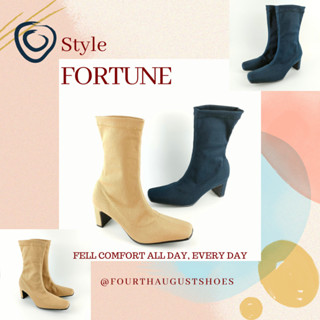 Fourth August รองเท้าบู๊ท รุ่น FORTUNE STRETCH CANVAS BOOTS สวมใส่นุ่มสบาย ทั้งวัน และในทุกๆวัน