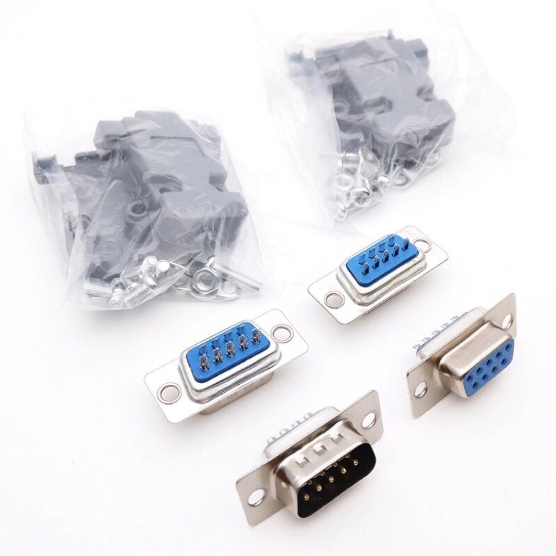 ชุดหัวประกอบ DB-9 DB9 RS232 Male Female Serial DB-9 / VGA DB-15