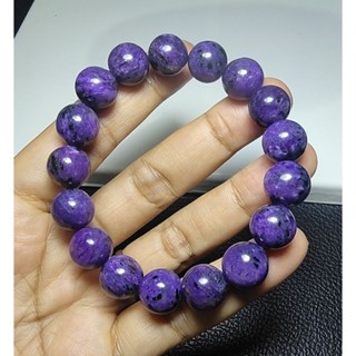 💜ชารอยต์(Charoite) สีม่วงเข้มสด ลวดลายชั้นหินธรรมชาติสวยงามค่ะ