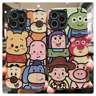 🎁ส่งของขวัญ🎁Toy Storytoy เคสไอโฟน 14Pro max การ์ตูน เคส for iPhone 14 13 12 11 12Pro 13Pro max case Pooh เปลือกนิ่ม