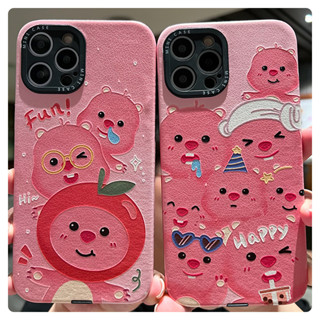 🎁ส่งของขวัญ🎁บีเวอร์ตัวน้อย น่ารัก loopy เคสไอโฟน 14Pro max เคส for iPhone 13Pro max 14 12 11 12Pro 13 case เปลือกนิ่ม