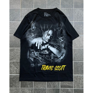 เสื้อยืดแขนสั้น ลาย travis scott