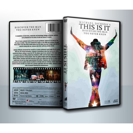 [ DVD ConCert มีปก+สกรีนแผ่น ] Michael Jackson's This Is it ( 1 DVD )