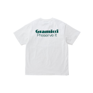 Gramicci เสื้อยืด รุ่น UNISEX PRESERVE-IT TEE WHITE