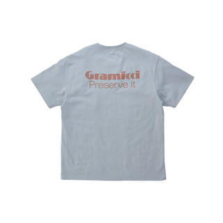 Gramicci เสื้อยืด รุ่น UNISEX PRESERVE-IT TEE SLATE