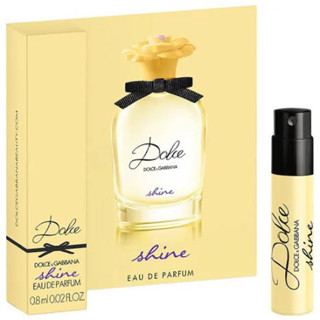 (Vial ของแท้)~🍋🌼Dolce &amp; Gabbana Dolce Shine EDP Size 0.8ml🌼🍋 Tester น้ำหอม ของแท้💯จากช้อป