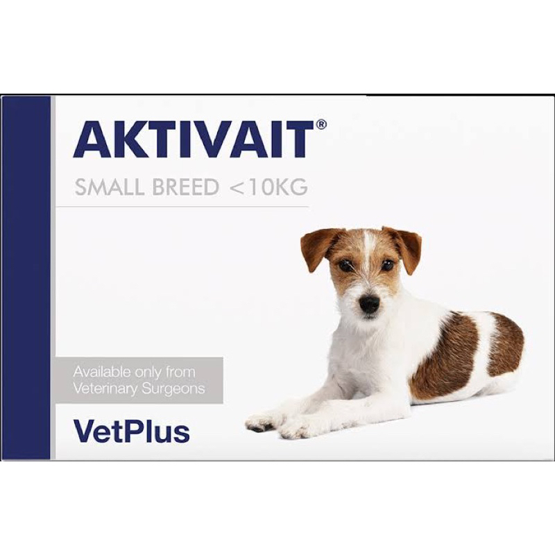 Aktivait Small breed แบบเม็ดเคี้ยว 60เม็ด นำเข้าUK