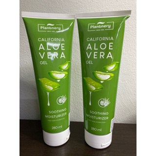 Plantnery Aloe Vera Soothing Gel 280 ml.เเพ็คคู่