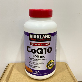 🌟EXP:07/25🌟 Kirkland Coenzyme Q10 300 mg. 100 Softgel