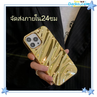 🎈จัดส่งภายใน24ชม🎈เคส for iPhone 11 14 Pro Max Case for iPhone 12 13 ป้องกันการตก การป้องกัน ชุบไฟฟ้าระลอกน้ำ แบรนด์ไทด์