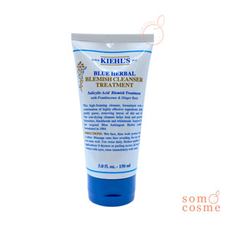 Kiehls Blue Herbal Blemish Cleanser Treatment 150 mL.