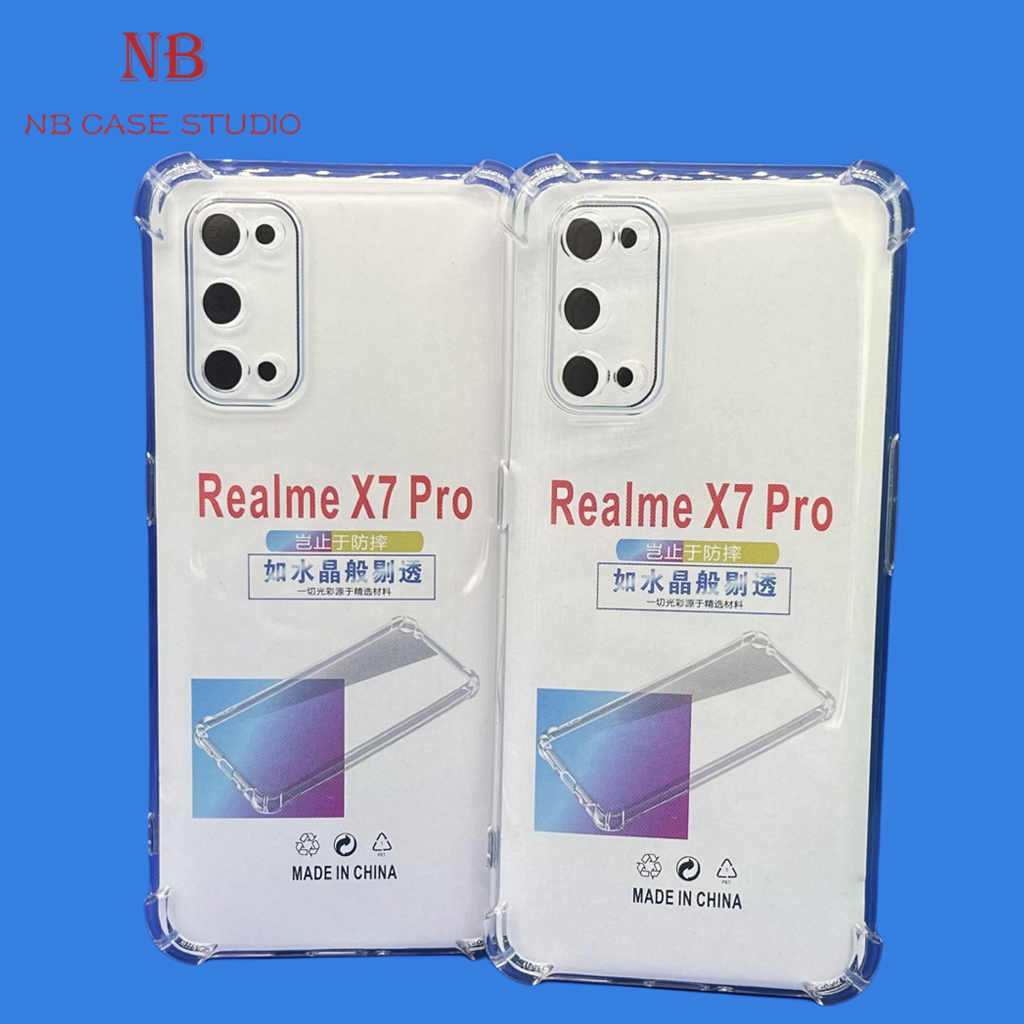 Case Realme เคส realme X7 pro ตรงรุ่น แบบ TPU ใสเสริมขอบและมุมกันกระแทก ส่งไว จาก กทม