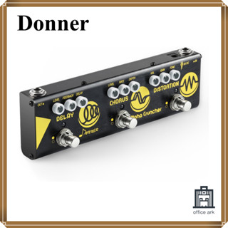 Donner Multi-Effects Guitar Alpha Cruncher 3 Effects "Delay, Chorus, Distortion" Digital Circuit Compact [ส่งตรงจากญี่ปุ่น]