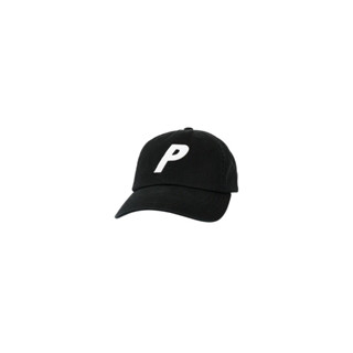 ใหม่พร้อมส่ง ของแท้ หมวก Palace P Logo Cap Black