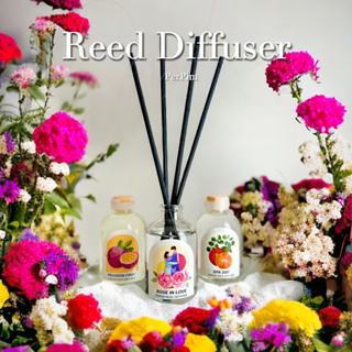 ✨ ก้านไม้หอมปรับอากาศ 50 ml. PerPim Reed Diffuser กลิ่นหอมผ่อนคลาย เกรดพรีเมียม ฟรีก้านไม้ + ส่งฟรี !