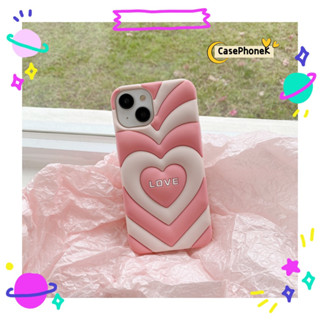 🔥จัดส่งภายใน 24 ชม🔥เคสสำหรับไอโฟน12 13 14 Pro For 11 รูปหัวใจ สาวน่ารักหัวใจ ความนิยม แฟชั่น เรียบง่าย การป้องกันการตก C