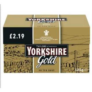 Taylors Of Harrogate Yorkshire Gold 40 Tea Bags