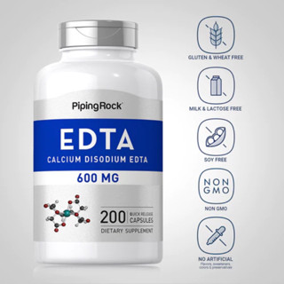 EDTA Calcium Disodium 600 mg. (200แคปซูล) แคลเซียมไดโซเดียม