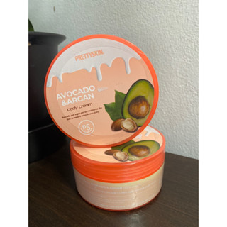 Prettyskin Avocado &amp; Argan Body Cream 300ml