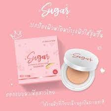 Sugar Cushion คุชชั่นน้ำตาลตาแป๋ว คุชชั่นบาร์บี้  ชมพู 10g.