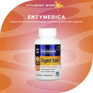 Enzymedica, Digest Basic Essential Enzyme Formula contains 90 capsules. (V.220)