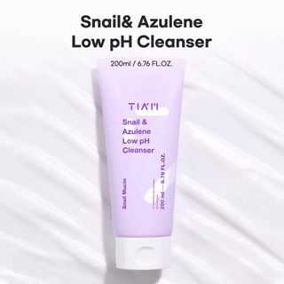 [TIAM] Snail &amp; Azulene คลีนเซอร์ pH ทําความสะอาดผิวหน้า 200 มล.