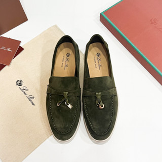 รองเท้าNew Arrivals Lo ro Piana Loafers  งานออริ งานดีสุด -