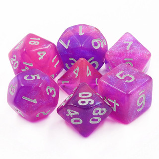 Aetherfire Spectrum Dice Set of 7 | ลูกเต๋า Dice For DnD D&amp;D MTG RPG TRPG เกมกระดาน บอร์ดเกม Game ไพ่ทาโรต์ Magic เมจิก