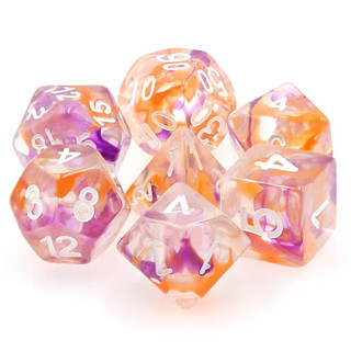 Twilight Opal Dice Set of 7 | ลูกเต๋า Dice For DnD D&amp;D MTG RPG TRPG เกมกระดาน บอร์ดเกม Game ไพ่ทาโรต์ Magic เมจิก