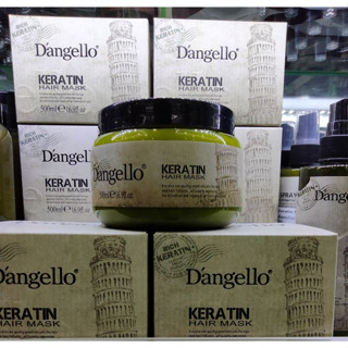 ทรีทเม้นท์ มาส์ก เคราติน ดิแองเจโล่ Dangello Keratin Hair Mask 500ml x1 ชิ้น เคลือบและปกป้องเส้นผมด้านนอกจากความร้อน