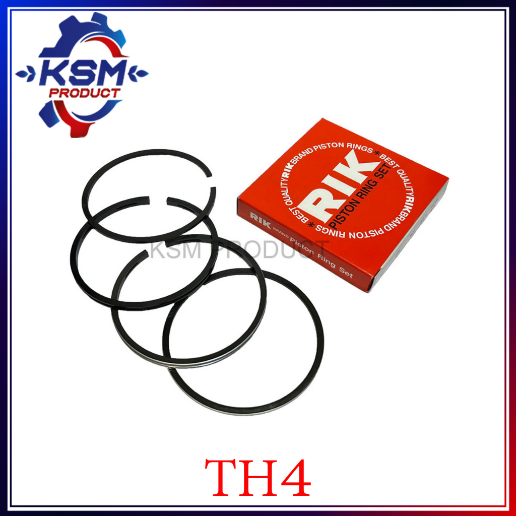 แหวนลูกสูบ RIK TH4 (SA60) แท้ YANMAR (52013) 75 มิล อะไหล่รถไถเดินตามสำหรับเครื่อง YANMAR (อะไหล่ยันม่าร์)