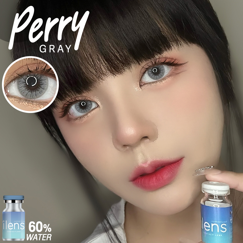 คอนแทคเลนส์ I lens(ไอเลนส์) รุ่น Perry  สีน้ำตาล สีเทา สินค้าเข้าใหม่ นำเข้าเกาหลีสินค้ามีอย.100%