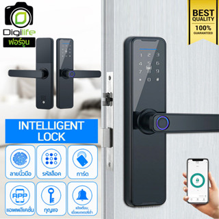 Intelligent Lock Tuya ล็อคประตูอัจฉริยะ FingerPrint,Password,Card,Key,App สแกนนิ้วมือ รหัส กุญแจ แอพ / Digilife ฟอร์จูน