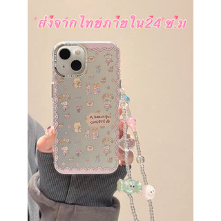 🖤ส่งจากไทยใน24ชม.🖤เคสไอโฟน 14 13 12 11 Pro Max เคส iPhone 11 น่ารัก การชุบ พกง่ายๆ การป้องกันการตก Case