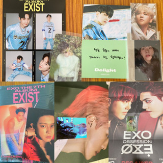 EXIST + Trading card + การ์ด Exo ชานยอล แบคฮยอน เซฮุน ซูโฮ ดีโอ