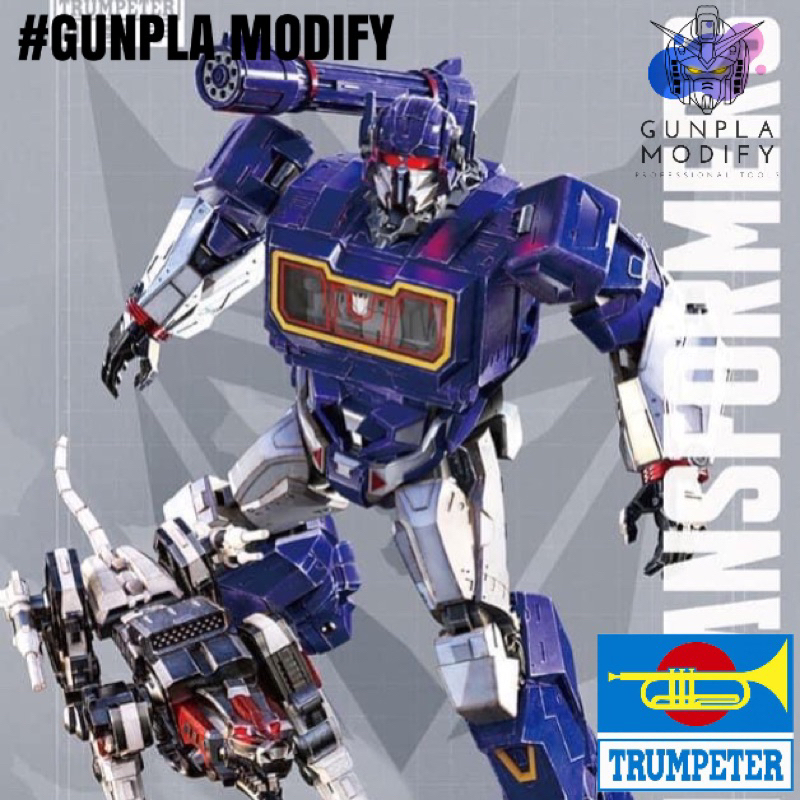 TRUMPETERS โมเดลประกอบ TRANSFORMERS SOUNDWAVE & RAVAGE SK05