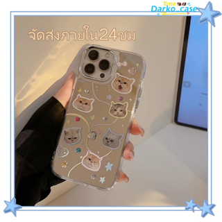 🎈จัดส่งภายใน24ชม🎈เคส for iPhone 11 14 Pro Max Case for iPhone 12 13 ป้องกันการตก การป้องกัน พื้นผิวกระจก การ์ตูน