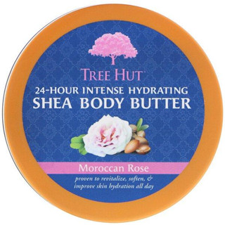 TREE HUT 24-Hour Intense Hydrating Shea Body Butter Moroccan Rose 198g