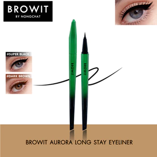 บราวอิท ออโรร่า ลองสเตย์ อายไลน์เนอร์ Browit Aurora Long Stay Eyeline (อายไลน์เนอร์หัวพู่กัน , ติดทน กันน้ำ)
