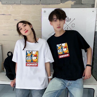 เสื้อยืดOversizedลายDonaldป้ายNewmily