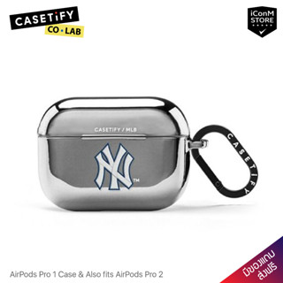 [พร้อมส่ง] CASETiFY - NY YANKEES Logo เคสสำหรับ AirPods Pro 1 &amp; Pro 2 [ผ่อน0% ส่งฟรี มีของแถม]