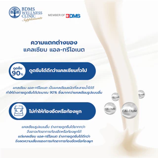 Calcium - LT Plus ผลิตภัณฑ์เสริมอาหาร แคลเซียม แอล- ทรีโอเนต ดูดซึมดีกว่าแคลเซียมรูปแบบอื่น
