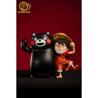 LICKING DOG - Kid Luffy &amp; Kamamon โมเดล เรซิ่น ของแท้ ของใหม่ พร้อมส่ง