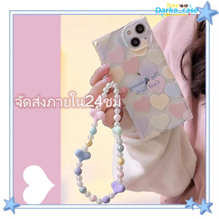 🎈จัดส่งภายใน24ชม🎈เคส for iPhone 11 14 Pro Max Case for iPhone 12 13 ป้องกันการตก การป้องกัน พร้อม รูปหัวใจ โปร่งแสง