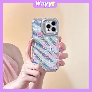 💖จัดส่ง24ชม💖iPhone 14 13 12 11 Pro Max เคส for เคสไอโฟน11 บางเบาพกพาง่าย แฟชั่น น่ารัก การ์ตูน ผีเสื้อ กันกระแทก Case